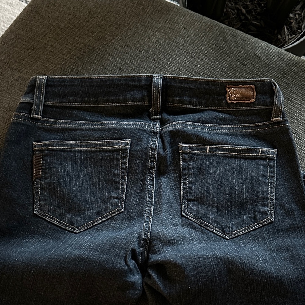 PAIGE Dark Blue Skinny Jeans - Picture 6 of 7
